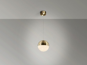 PENDUL SPHERE, 20 CM, ALAMA, DIN METAL SI POLICARBONAT, STIL MODERN