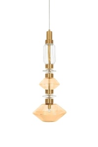 PENDUL VASO GOLD, CONFECTIONAT DIN OTEL INOXIDABIL SI STICLA, STIL MODERN