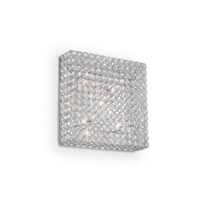 PLAFONIERA ADMIRAL PL6, CROM, DIN CRISTAL, STIL MODERN