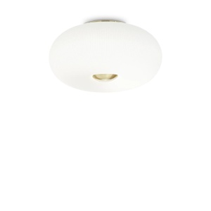 PLAFONIERA ARIZONA PL5, ALB, DIN STICLA, STIL MODERN