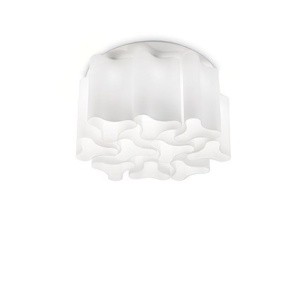 PLAFONIERA COMPO PL10, ALB, DIN METAL, STIL MODERN