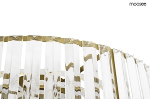 PLAFONIERA CROWN 50 GOLD, CONFECTIONATA DIN METAL SI CRISTAL, STIL MODERN - Img 4