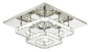 Plafoniera din cristal Plafond LED 24W Square APP410-C