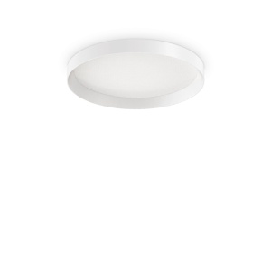 PLAFONIERA FLY PL D35, ALB, DIN ALUMINIU, STIL MODERN