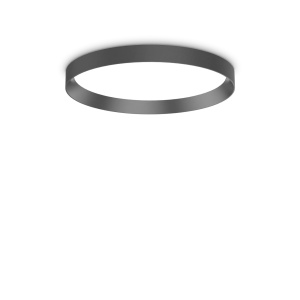 PLAFONIERA FLY PL D45, NEGRU, DIN ALUMINIU, STIL MODERN