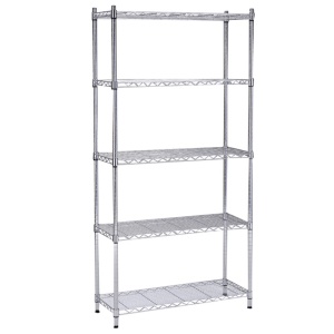 RAFT JUVEN CU 5 POLITE, CROM, DIN METAL/CROM, STIL MODERN, TK - Img 3