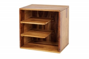 RAFT/MASUTA DE CAFEA 43CM, CUBUS, LEMN MASIV SHEESHAM, COD 41136 - Img 5
