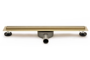 RIGOLA DUS, REA NEO PURE MIRROR SLIM, 90 CM, GOLD CHAMPAGNE, DESIGN MODERN, CALITATE SUPERIOARA, REA - Img 2