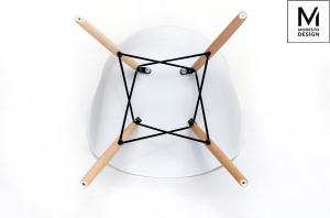 SCAUN ALB MODESTO FLOWER STIL MODERN B2 - Img 3