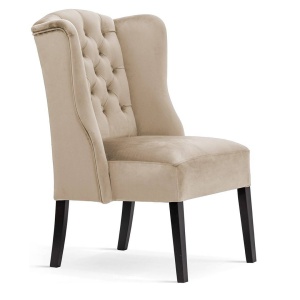 SCAUN CONFORTABIL WERONICA, BEJ/NEGRU, STIL CLASIC