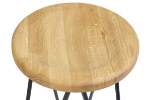 SCAUN DE BAR DIN STEJAR DESCHIS HOKER RAW STIL MODERN INDUSTRIAL - Img 2