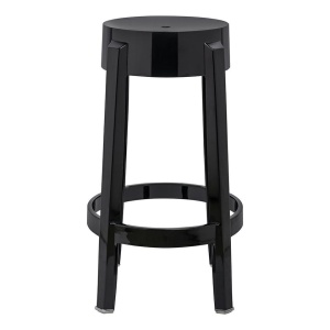 SCAUN DE BAR NEGRU HOKER CHARLES 75, STIL MODERN - Img 2