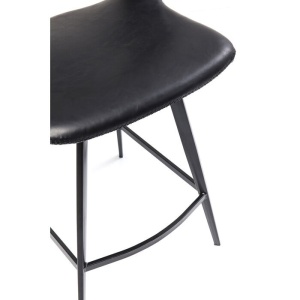 SCAUN DE BAR REUNION, CONFECTIONAT DIN POLIURETAN SI METAL, STIL MODERN - Img 4