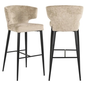 SCAUN DE BAR TAYLOR DESERT FUSION 109, S4716, CONFECTIONAT DIN 100% POLIESTER SPUMA SI METAL, RICHMOND INTERIORS