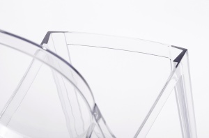 SCAUN DE BAR TRANSPARENT, VICTORIA, FABRICAT DIN POLICARBONAT, STIL MODERN - Img 3
