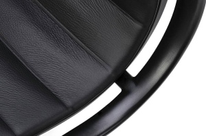 SCAUN DE BIROU AERON PRESTIGE PLUS, NEGRU, PIELE NATURALA SI METAL, STIL MODERN - Img 5