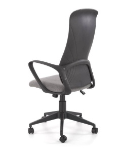 SCAUN DE BIROU FIBERO, GRI, STIL MODERN, HALMAR - Img 4