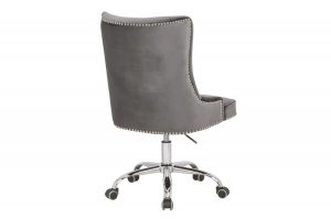 SCAUN DE BIROU, VICTORIAN GRI, COD 38791, DIN CATIFEA, DESIGN ELEGANT - Img 4
