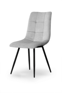 SCAUN DESIGN MODERN BEN GRI DESCHIS/ NEGRU