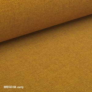 SCAUN DINING BERRY, GALBEN CURRY 68/NEGRU MAT, TAPITERIE DIN STOFA SI PICIOARE DIN METAL, STIL MODERN, SIGNAL - Img 8