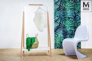 SCAUN DINING HOVER, ALB MAT, DIN POLIPROPILENA, STIL MODERN