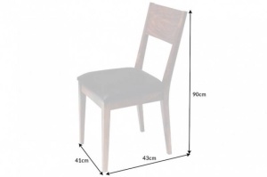 SCAUN DINING PURE NATURE COD 40302 - DESIGN INDUSTRIAL - Img 7