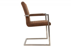 SCAUN DINING SAU BIROU CROM/MARO ANTIC IMPERIAL 37078 - DESIGN VINTAGE - Img 3