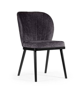 SCAUN DINING SHELLY PRO, NEGRU, STIL MODERN