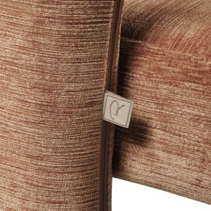 SCAUN DINING SOHO, REALIZAT DIN LEMN DE FAG SI TEXTIL, CULOARE CAPPUCCINO/MARO, DESIGN DEOSEBIT, RICHMOND INTERIORS - Img 7