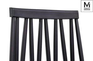 SCAUN DINING/TERASA TRAK, NEGRU, DIN POLIPROPILENA SI METAL, STIL MODERN - Img 5