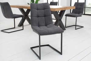 SCAUN GRI VINTAGE INCHIS MIAMI DESIGN MODERN