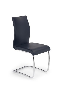 SCAUN K180 NEGRU/CROM STIL MODERN HALMAR - Img 1