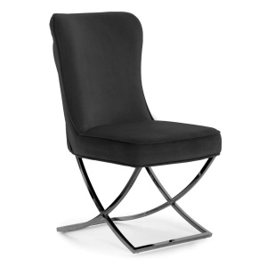 SCAUN LIVING SCARLET, NEGRU/NEGRU, STIL MODERN