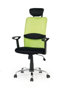 SCAUN OFFICE DANCAN NEGRU/VERDE LIME - HALMAR
