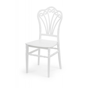 SCAUN PENTRU SALI DE EVENIMENTE CHIAVARI LORD, ALB, MEX