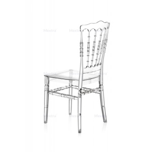 SCAUN PENTRU SALI DE EVENIMENTE CHIAVARI NAPOLEON, TRANSPARENT, MEX - Img 2