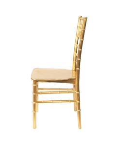 SCAUN PENTRU SALI DE EVENIMENTE CHIAVARI TIFFANY C600 AURIU, CONFECTIONAT DIN POLIPROPILENA - Img 3