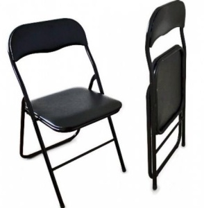 SCAUN PLIABIL PENTRU BIROU/CATERING BLACK - DESIGN MODERN
