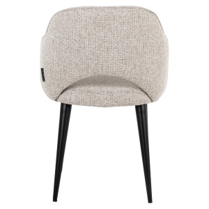 SCAUN TRENDY GIOVANNA, NATUR, KHAKI, METAL, POLIESTER, SPUMA, RICHMOND INTERIORS - Img 4