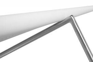 SET 2 BUCATI, SCAUN ALB DE BAR, MODENA, COD 36919, DESIGN MODERN - Img 6