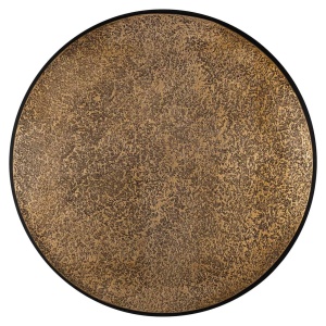 SET 2 MASUTE DE CAFEA DERBY, 211217, CONFECTIONATE DIN MDF SI METAL, CULOAREA NEGRU/AURIU, STIL MODERN - Img 3
