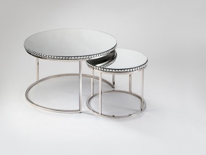 SET 2 MASUTE DE CAFEA, DIN STICLA, CRISTALE SI METAL, COD 536844 DESIGN EXTRAVAGANT SCHULLER - Img 3