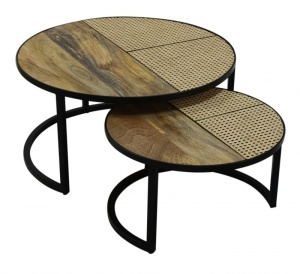 SET 2 MASUTE DESIGN RETRO, VIENNA LOUNGE, DIN LEMN MASIV SI METAL, REALIZAT MANUAL - Img 2