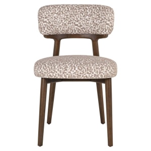 SET 2 SCAUNE DINIG BASKER NATURAL GEO, 214064, CONFECTIONAT DIN POLIESTER, LEMN MASIV SI SPUMA, MARO, STIL MODERN - Img 3