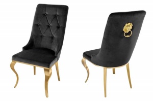 SET 2 SCAUNE DINING, STIL BAROC, LION, DIN METAL SI CATIFEA, ARTIM GROUP SELECTION - Img 2