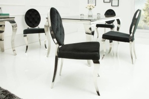 SET 2 SCAUNE,ELEGANT, BAROC, COD 37354, DIN METAL SI CATIFEA, DESIGN EXCLUSIV - Img 7