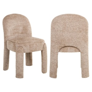 SET 2 SCAUNE LIVING BRANDI LOVELY BEIGE 170, S4778, CONFECTIONAT DIN METAL, PLACAJ, SPUMA SI 100% POLIESTER, RICHMOND INTERIORS