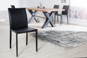 SET 2 SCAUNE NEGRE MILANO 4139 - DESIGN MODERN