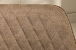 SET 2 SCAUNE, PALERMO, COD 39343, MICROFIBRA TAUPE, STIL VINTAGE - Img 5