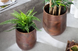 SET 2 VASE DE FLORI, COD 40905, DIN METAL